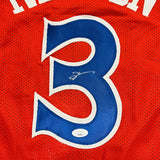 Allen Iverson Signed Jersey JSA Philadelphia 76ers Autographed