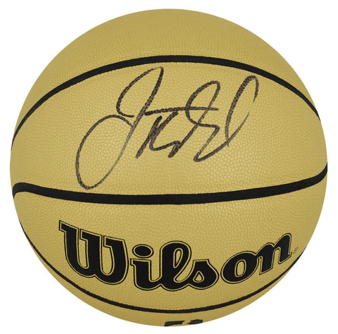 Jason Kidd Signed Wilson Gold NBA Full Size Basketball - (SCHWARTZ SPORTS COA)