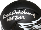 Dick Vermiel Signed Philadelphia Eagles Eclipse HOF Mini Beckett 40629