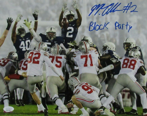Marcus Allen Penn State Signed/Inscribed "Block Party" 11x14 Photo JSA 167378