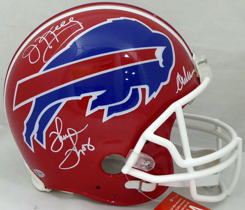 KELLY, THOMAS & REED AUTOGRAPHED BILLS AUTH FULL SIZE HELMET BECKETT 185862