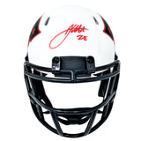 James White New England Patriots Signed Riddell Lunar Mini Helmet JSA