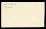Mavericks Rolando Blackman "Best Wishes" Signed 3x5 Index Card BAS #BT03576