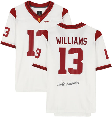 Caleb Williams USC Trojans Autographed Nike White Limited Jersey
