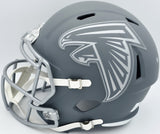 Michael Vick Autographed Eagles Slate Gray Full Size Speed Helmet Beckett Witnes