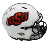 Thurman Thomas Signed Oklahoma State Cowboys Speed Authentic NCAA Helmet