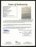 Lynn St. John HOF Signed 1940 Contract Ohio State & Wayne U JSA 198964