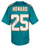 Xavien Howard Signed Custom Teal Pro Style Football Jersey JSA ITP