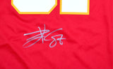 Travis Kelce Autographed Kansas City Chiefs Red Nike Game Jersey- Beckett W Holo