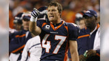 John Lynch Signed Denver Broncos Logo Football (Beckett) Super Bowl XXXVII Champ
