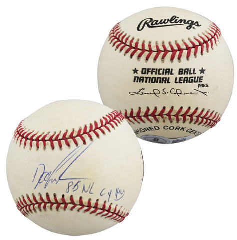 Mets Doc Gooden "85 NL CY Young" Signed Coleman ONL Baseball BAS #BV01111