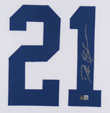 Deion Sanders Signed Dallas Cowboys 35x43 Framed Jersey (Beckett) All Pro D B