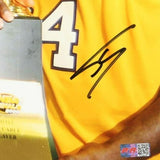 Shaquille O'Neal Signed Los Angeles Lakers 16x20 Photo with Magic & Kobe (JSA)