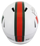 Miami Vince Wilfork Authentic Signed Full Size Speed Rep Helmet BAS Witnessed