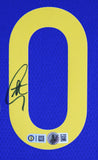 Warriors Stephen Curry Signed Blue Nike Icon Edition Swingman Jersey BAS