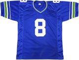 SEAHAWKS MATT HASSELBECK AUTOGRAPHED BLUE THROWBACK JERSEY BECKETT 230045