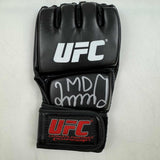 Autographed/Signed Merab Dvalishvili Black Fighting Glove Beckett BAS COA Auto