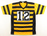 Terry Bradshaw Signed Pittsburgh Steelers Bumble Bee Throwback Jersey (Beckett)