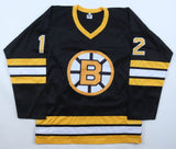 Adam Oates Signed Boston Bruins Black Jersey Inscribed "HOFr 12" (JSA COA)