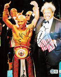 Don King & Zab Judah Autographed Signed 8x10 Photo Beckett BAS QR #BH29125