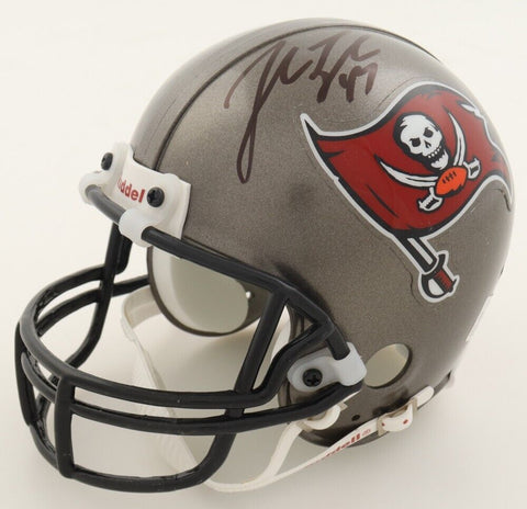 John Lynch Signed Tampa Bay Buccaneers Mini Helmet (Beckett) Super Bowl XXXVII