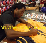 Kevin White Autographed/Signed West Virginia XL Yellow Jersey JSA 20054