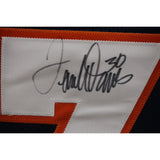 Terrell Davis Signed Broncos Wilson Authentic 48 Blue Jersey BAS 45059