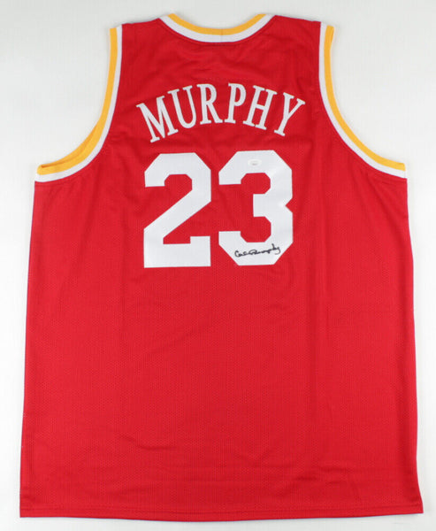 Calvin Murphy Signed Houston Rocket "Million Moves Murphy" Custom Jersey JSA COA