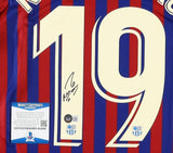 Kun Aguero Signed Barcelona Nike Style Jersey (Beckett COA)Futbol Club Barcelona