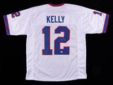 Jim Kelly Signed Buffalo Bills Jersey (Beckett) 4XSuper Bowl Quarterback