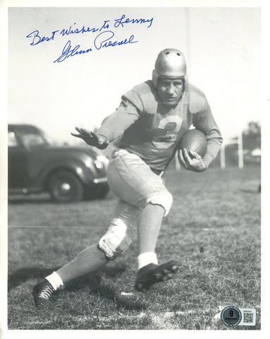 Glenn Presnell Autographed Detroit Lions 8x10 Photo Personalized Beckett 57872