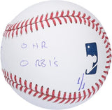 Tom Brady Montreal Expos Autographed Baseball with "0 Games, 0 Item#13272381