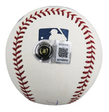 Rangers Derek Holland Authentic Signed Allen Selig OML Baseball BAS #BY031105