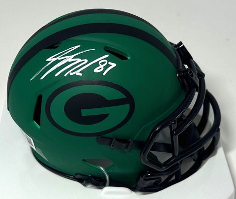 Packers JORDY NELSON Signed Riddell 2025 RAVE Speed Mini Helmet AUTO - BAS