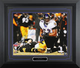 Ravens Ray Lewis Authentic Signed 16x20 Framed Photo Autographed BAS #M22963