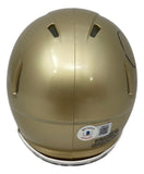 Raghib Rocket Ismail Signed Notre Dame Mini Speed Helmet BAS