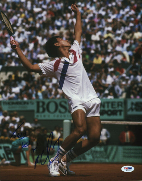 Michael Chang Authentic Signed 11x14 Photo Autographed PSA/DNA #Q41418
