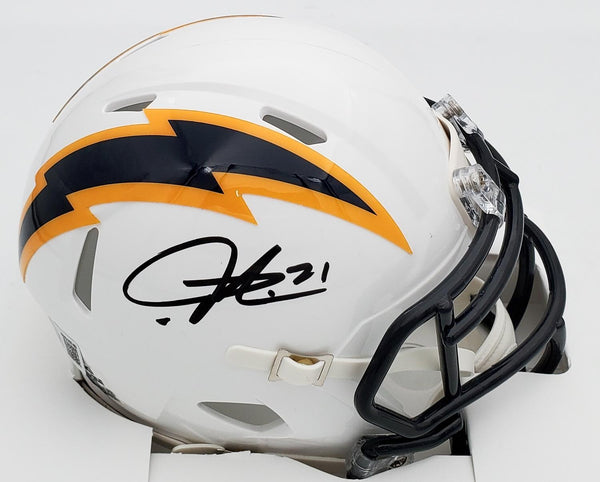 Ladainian Tomlinson Signed Los Angeles Chargers Ridell Speed Mini Helmet/Beckett