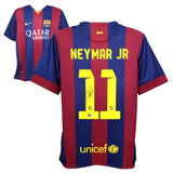 Neymar Jr Signed FC Barcelona Home Soccer Jersey #11 with Beckett COA