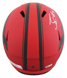 Bills James Cook Authentic Signed Rave Full Size Speed Rep Helmet BAS Witnessed