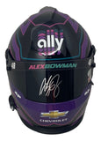 Alex Bowman Signed Full Size NASCAR Ally Purple Racing Helmet BAS