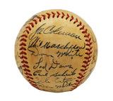 Lou Brissie, Dick Fowler Signed Signed 1949 Philadelphia Athletics Baseall - 28