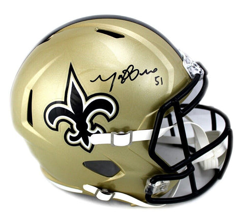 Manti Te'o Signed New Orleans Saints Speed Full-Size NFL Helmet