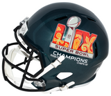 JALEN HURTS SIGNED PHILADELPHIA EAGLES SUPER BOWL LIX FULL SIZE SPEED HELMET