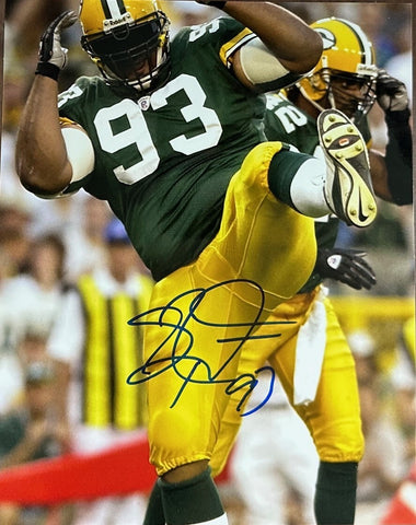 Packers Super Bowl XXXI Champ GILBERT BROWN Signed 8x10 Photo #4 AUTO