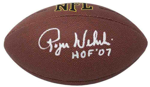 Roger Wehrli Signed Wilson Super Grip Full Size NFL Football w/HOF'07 - SS COA