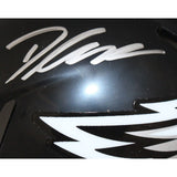 D'Andre Swift Signed Philadelphia Eagles 22 Alt Mini Helmet Beckett 43042
