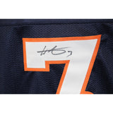 Wil Lutz Autographed/Signed Pro Style Size XL Blue Jersey Big Nutz Beckett 54672