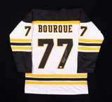 Ray Bourque Signed Boston Bruins White Jersey (JSA COA) 19xAll Star Defenseman