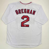 Autographed/Signed Alex Bregman Boston White Baseball Jersey JSA COA